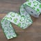 2.5" x 10yd. St. Patrick's Day Shamrock Wired Spring Craft Ribbon